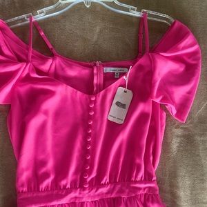 💓 Barbie Fever! 🎀💗🩷💗Hot Pink NAKED ZEBRA dress